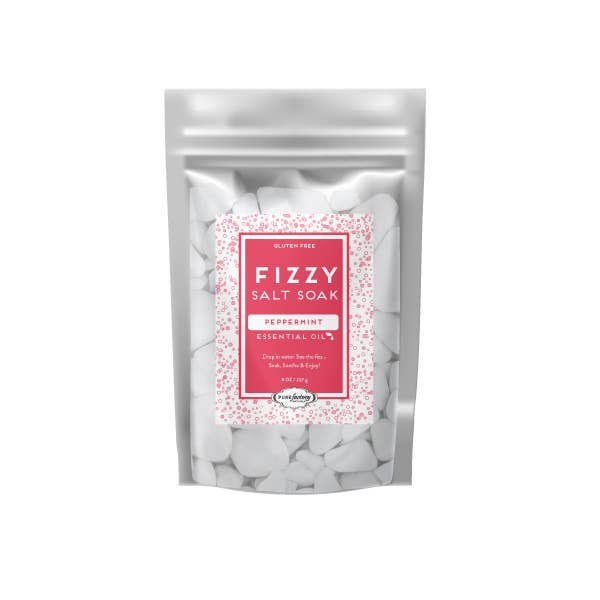 Fizzy Salt Soak 8 oz. - Peppermint - reg. $4.50