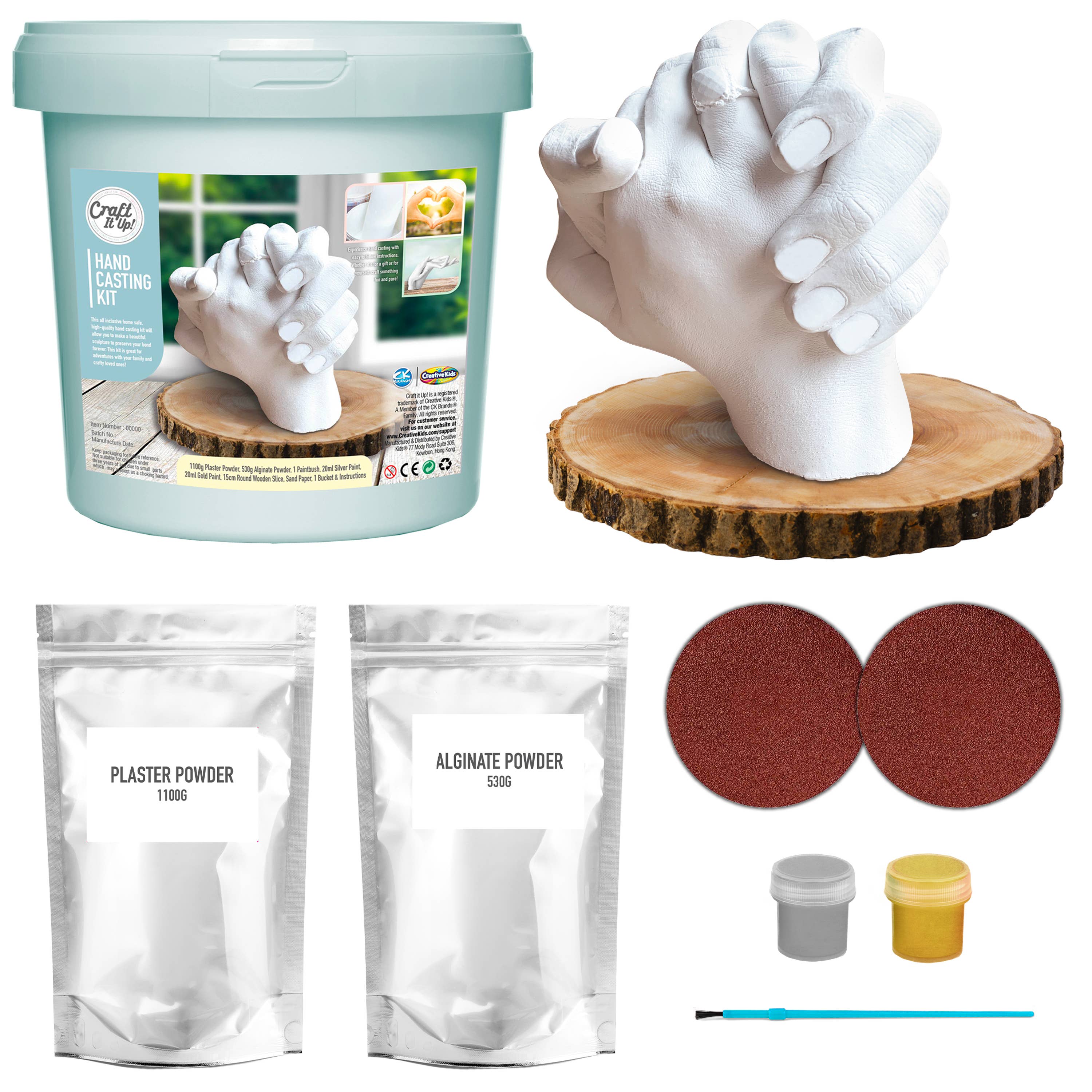 Craft It Up Hand Casting Kit All Inclusive Hand Molding Kit – The Market at  Think Ability