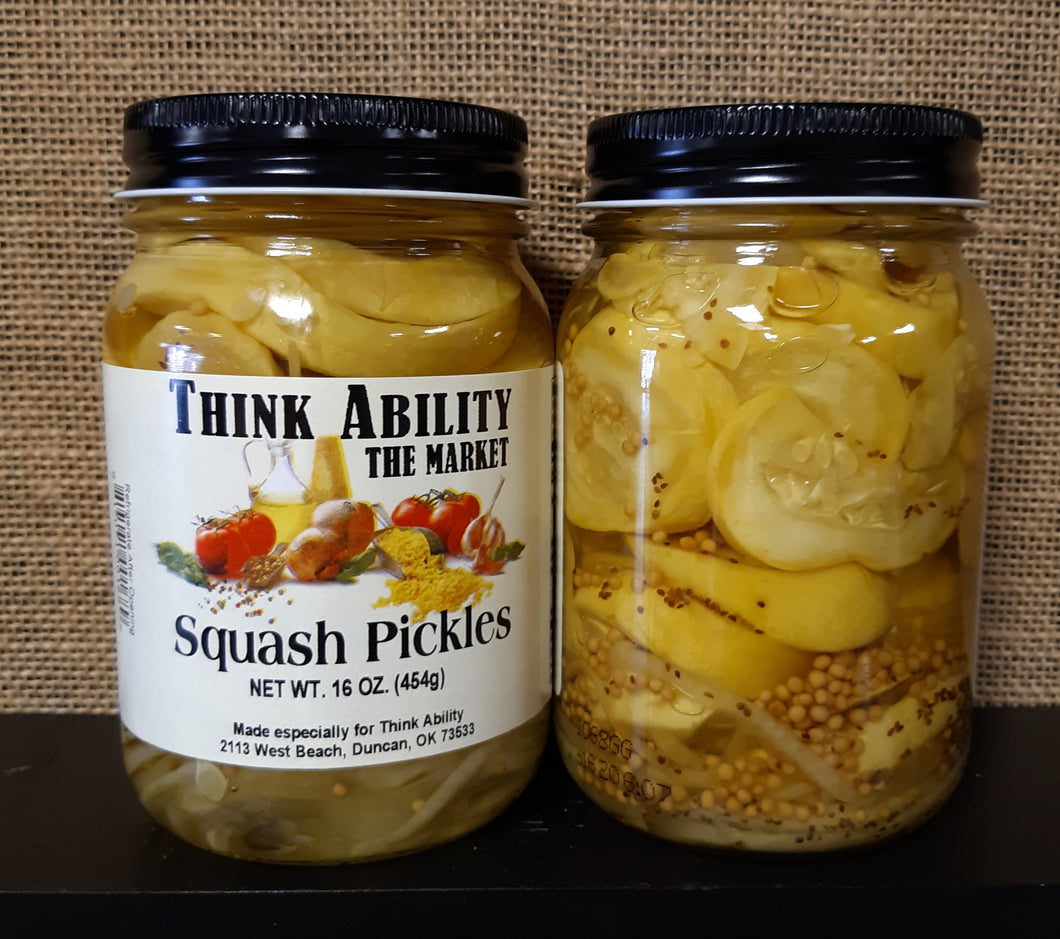 Think Ability Squash Pickles 16oz