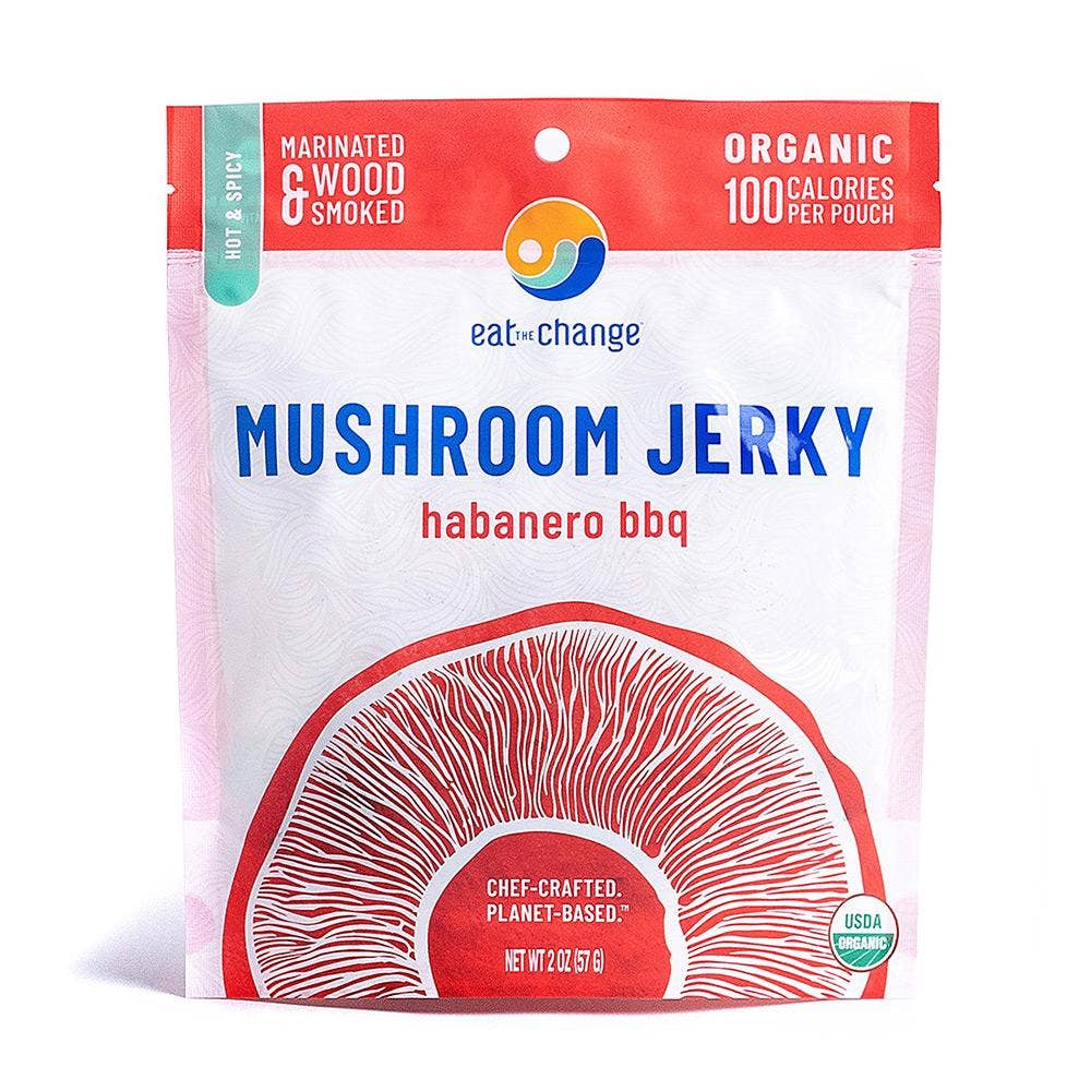 Organic Habanero BBQ Mushroom Jerky