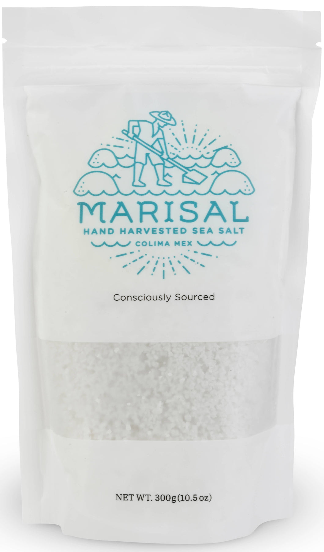 Marisal Hand-Harvested All-Natural Sea Salt, 10.5 oz (300g)