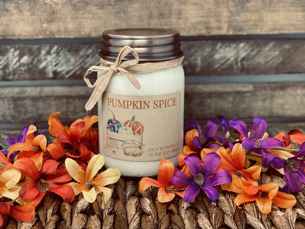 Jumbo Fall Scented Soy Wax Candles