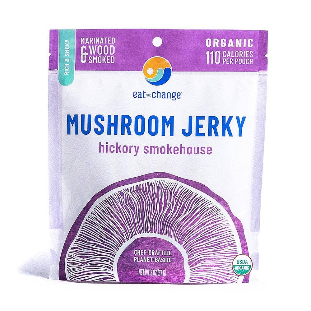 Organic Hickory Smokehouse Mushroom Jerky