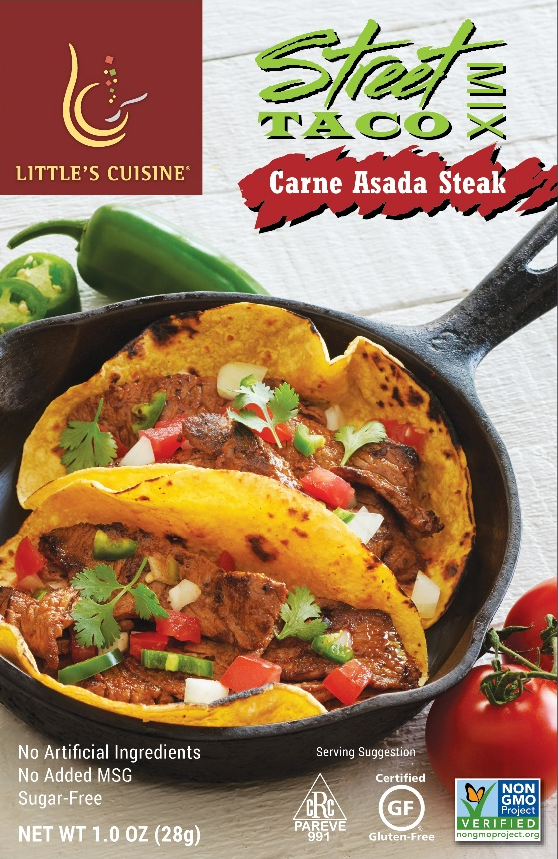 Little's Cuisine Street Taco Mix Carne Asada Steak 1 oz.