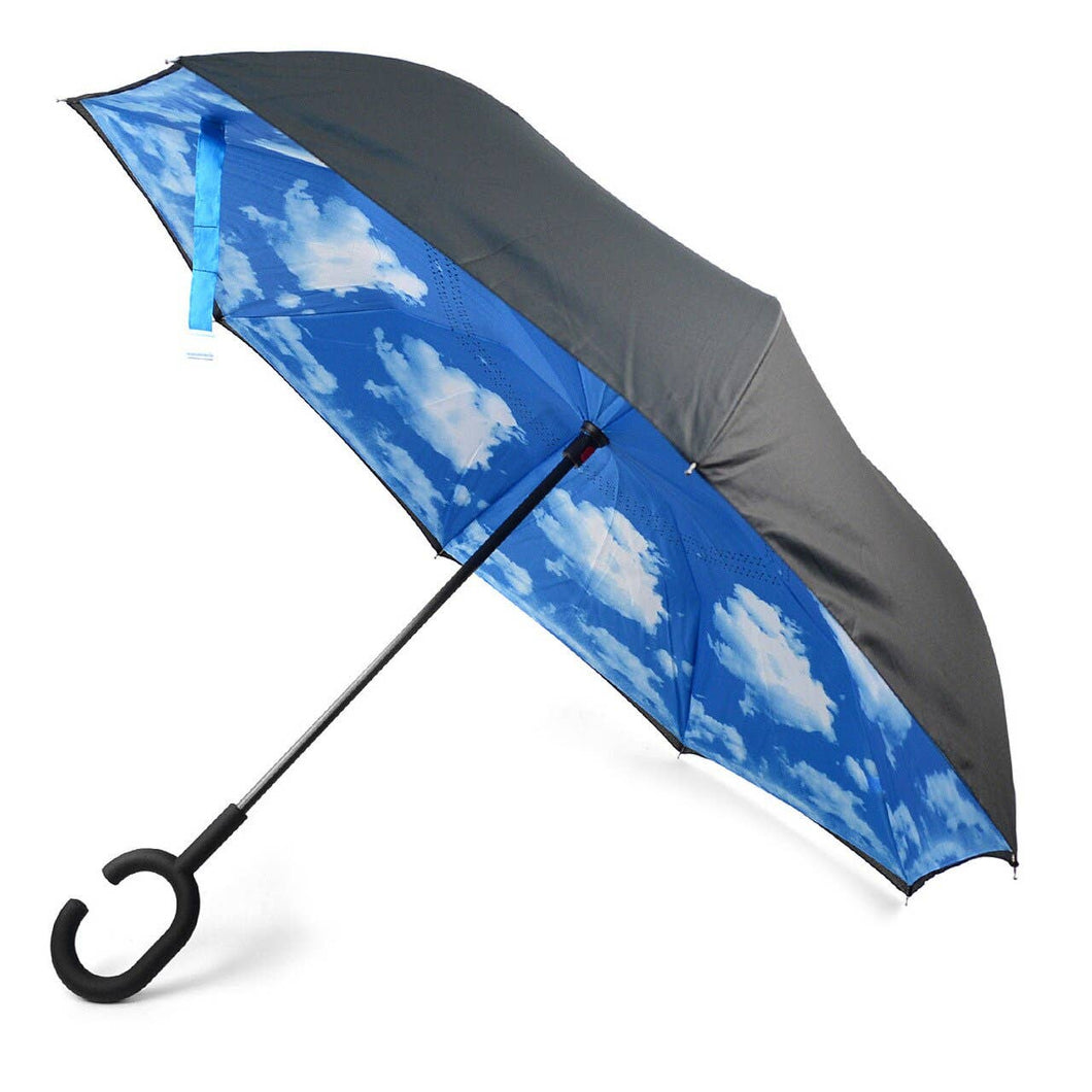 Blue Sky Double Layer Inverted Umbrella