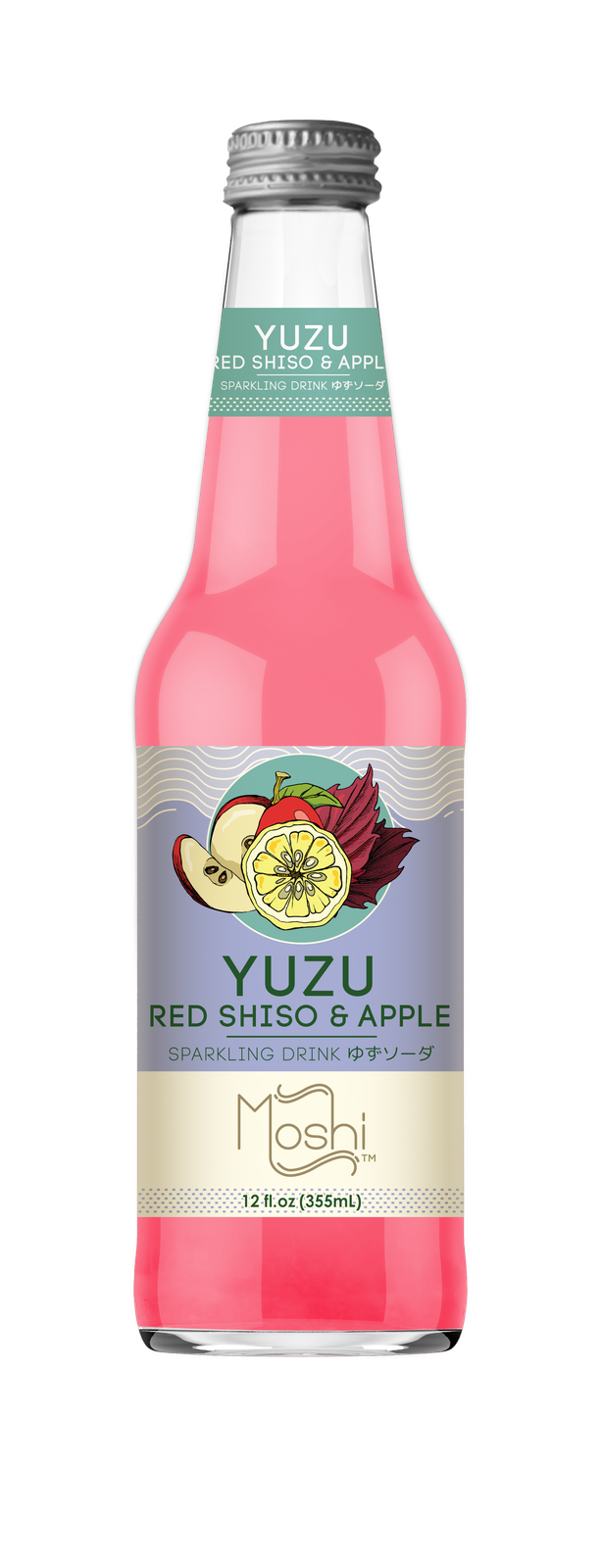 Moshi Yuzu Sparkling Drink - Red Shiso Apple