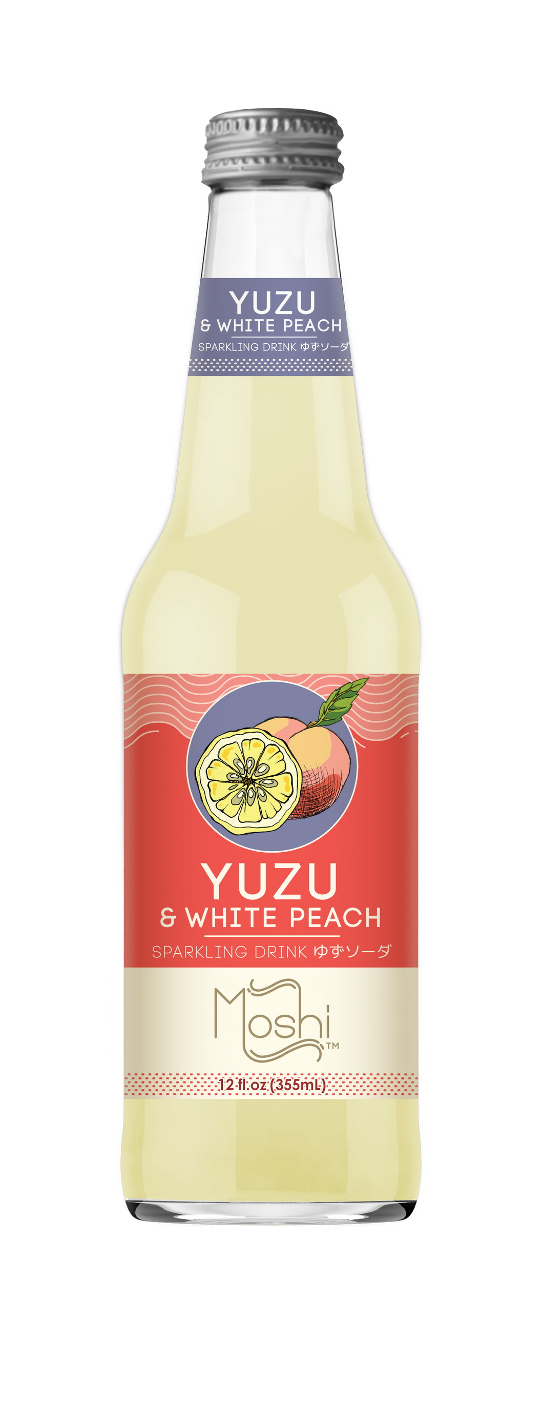 Moshi Yuzu Sparkling Drink - White Peach