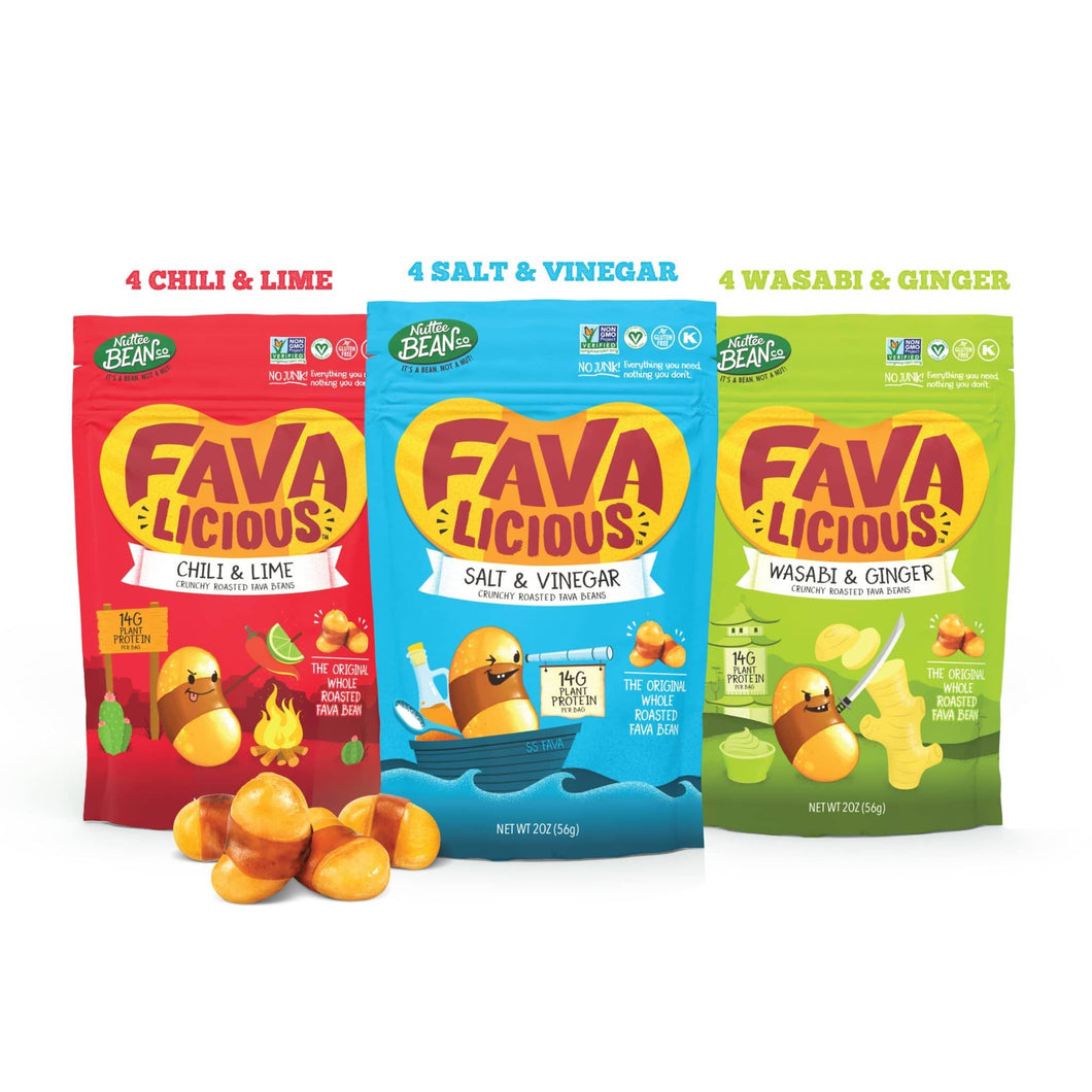 Favalicious Variety Pack - Pack of 36 x 2oz bags