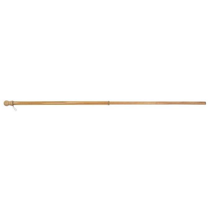 FlagTrends Wood Pole with Anti-Wrap Sleeve