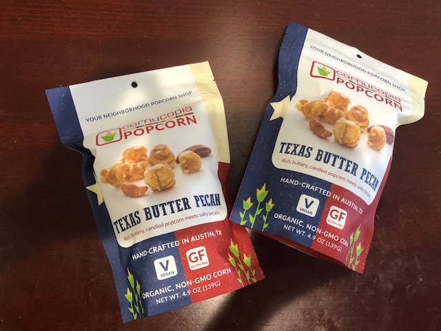 TX Butter Pecan Popcorn (V & GF) Signature Bag