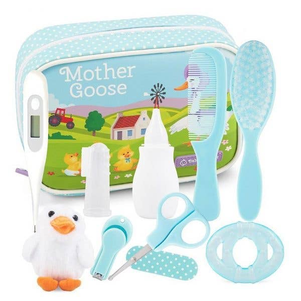 Mother Goose Baby Grooming Set with Finger Puppet Distractor