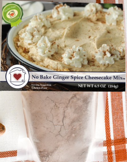 No Bake Ginger Spice Cheesecake