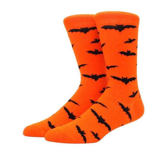 Halloween Bat Socks